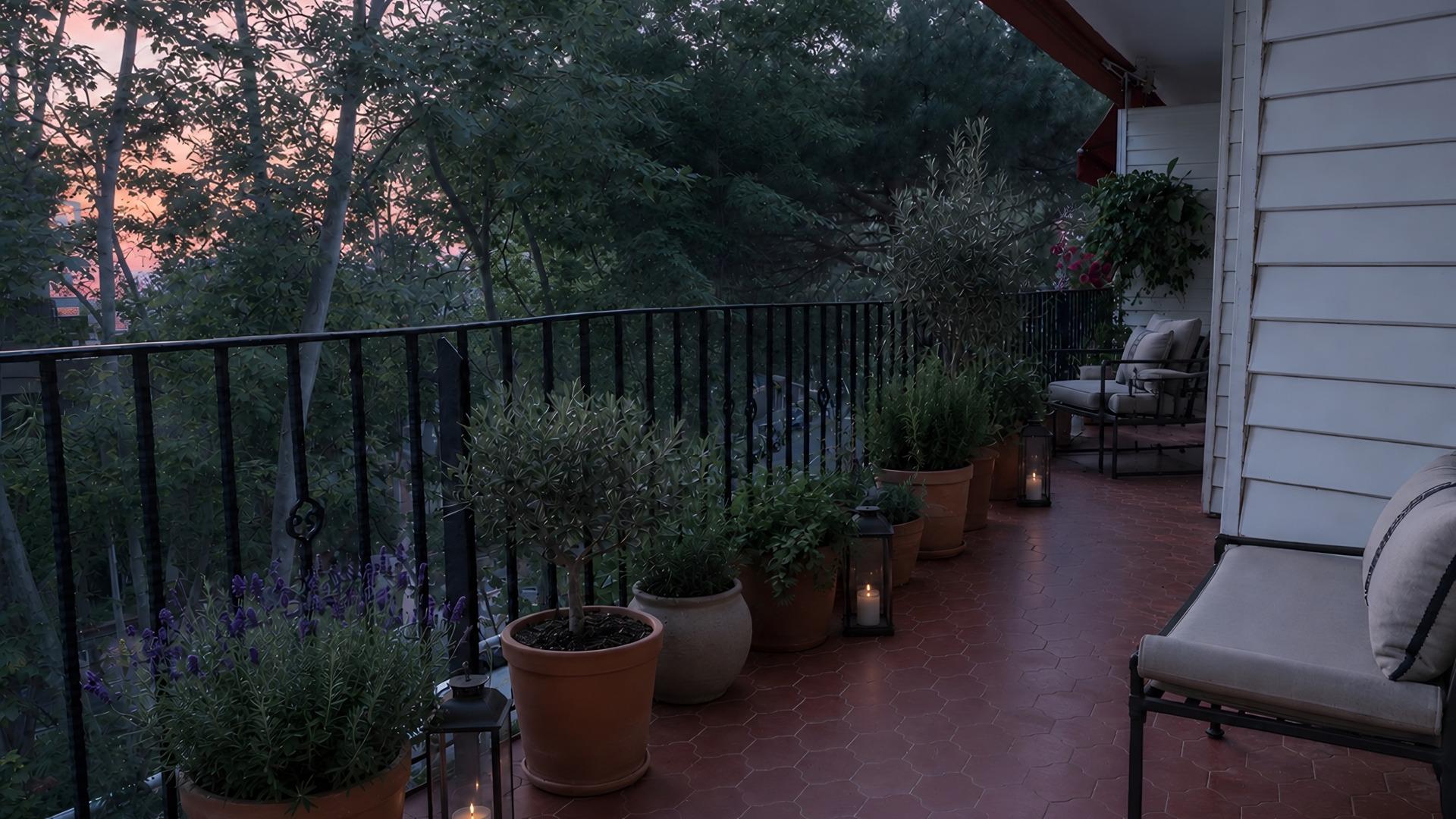 The Pedralbes view at dawn